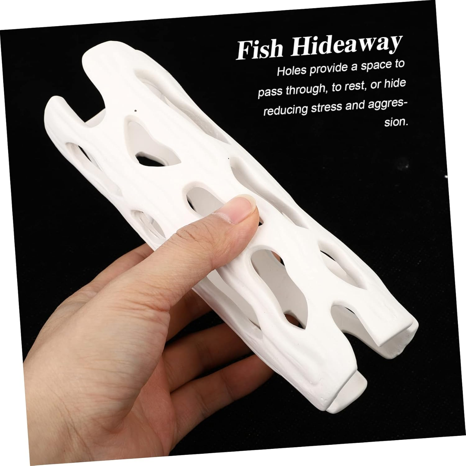 ROMISBABA Aquarium Cave Decoration Fish Tank Accessories Fish Breeding Cave Pet Habitat Unique Ornament