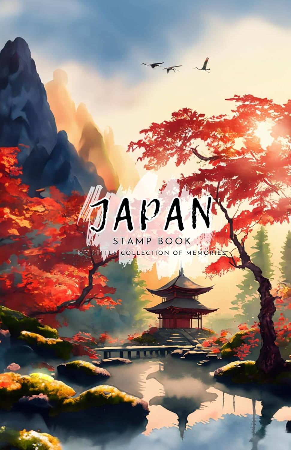 Japan Stamp Book - Autumn Maple Edition: My Little Collection of Memories