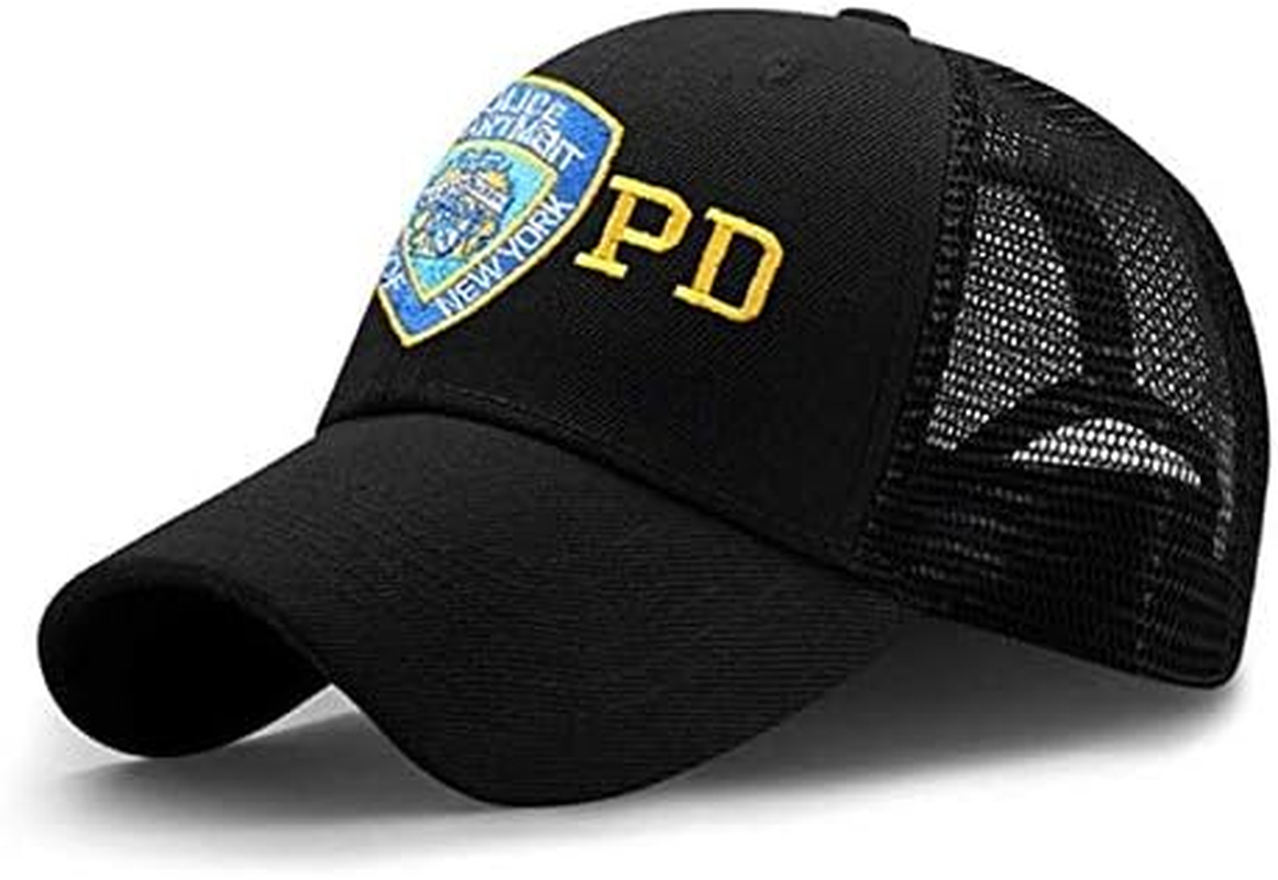 QOHNK Embroidery NYPD Police Baseball Cap Women Outdoors Army Hat Casual Dad Hat Mens Tactical Cap