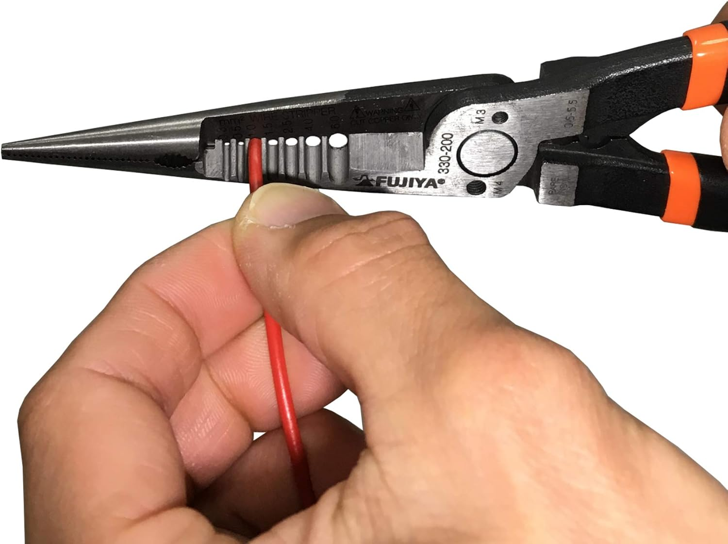 FUJIYA Tools, 330-200, Mechanic Pliers Straight, 8 Inch image number 5