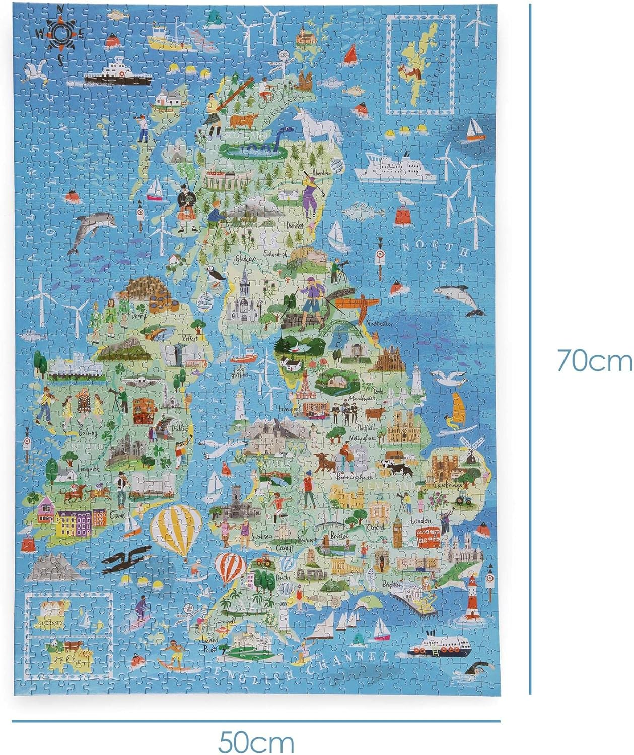 BOPSTER Great Britain Ireland Jigsaw PUZ image number 3