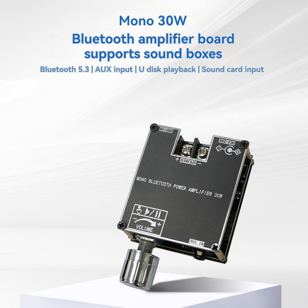 Ysyaxsyt -301B Bluetooth Amplifier Board Single Sound 30W Bluetooth Audio Power Amplifier Module Home Video Accessories image number 2