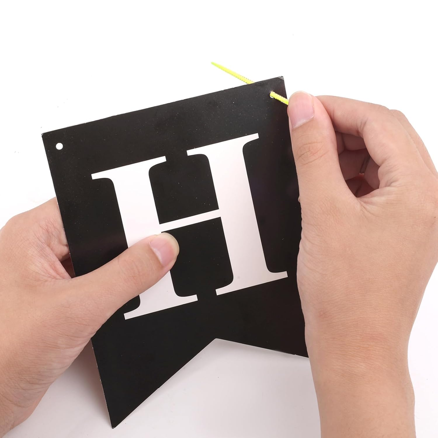 Birthday Football Banner Happy Birthday Football Theme Banner Party Decorations Football Banner Football Banner White Black for Boys Girls Football Fans Birthday Party image number 4