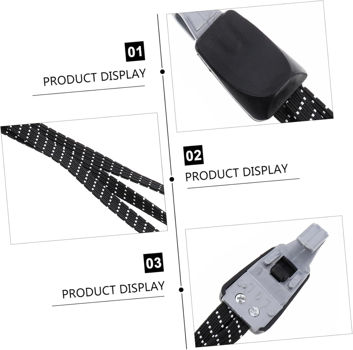 WRITWAA 5Pcs Bike Luggage Strap Elastic Straps for Pannier Bag Ratchet Tie-Down image number 6