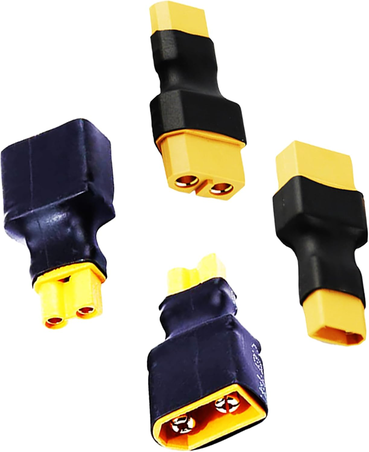 Tunghey 4Pack RC XT30 to XT60 Plug Female Male Adapter Connector for RC FPV Drone Car Lipo Nimh Battery Charger ESC image number 5