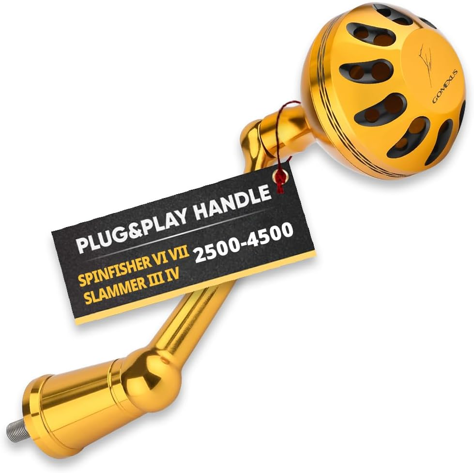 GOMEXUS Power Handle for Penn Spinfisher VI VII Slammer III Iv(Make Sure Your Reel Model,Not for All Spinfisher Long Cast/V)-Please Pay Attention to the Adaptation Table