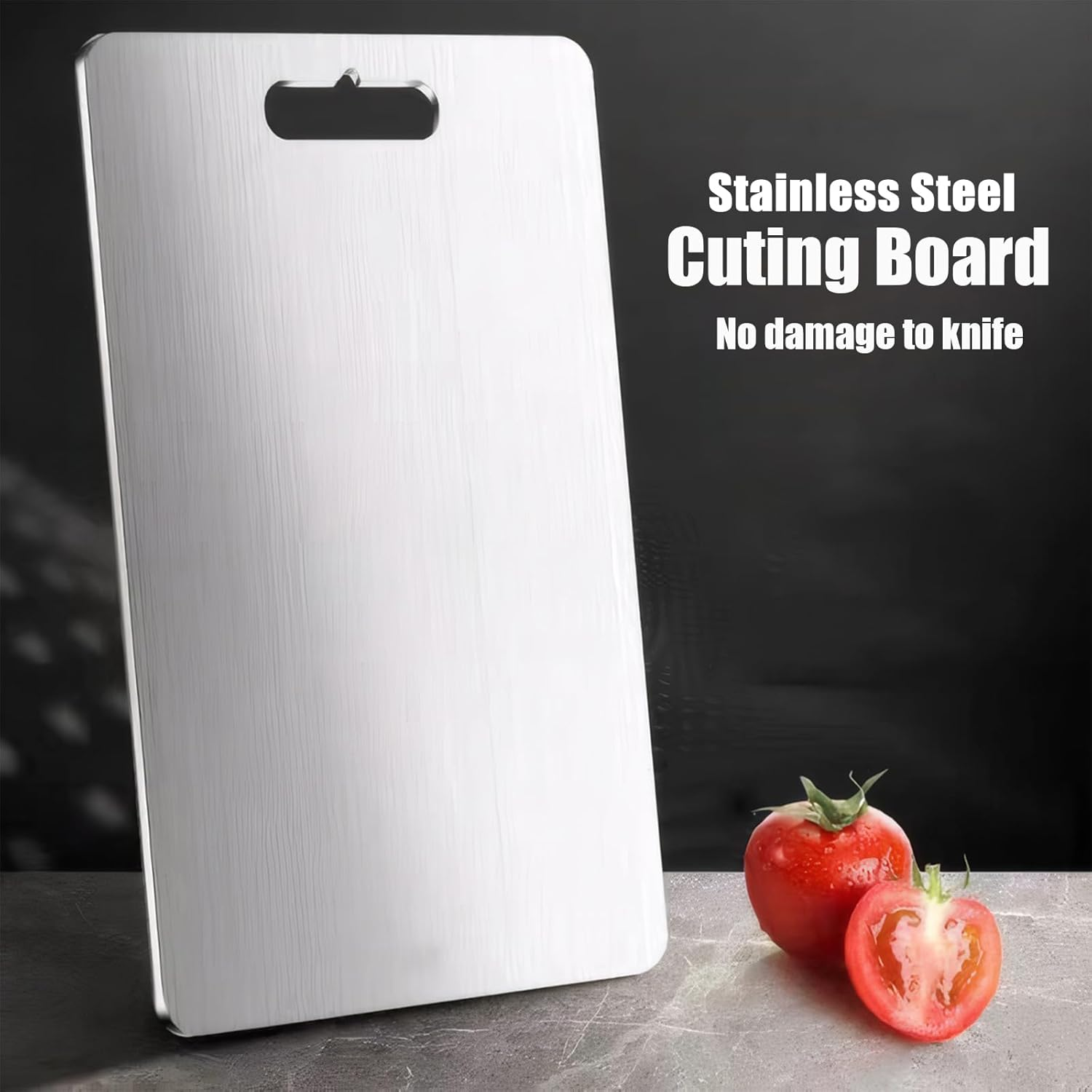 OKUYOSHI 3Pcs Cutting Board - Stainless Steel Cutting Board, Chopping Board (3Pcs) image number 5