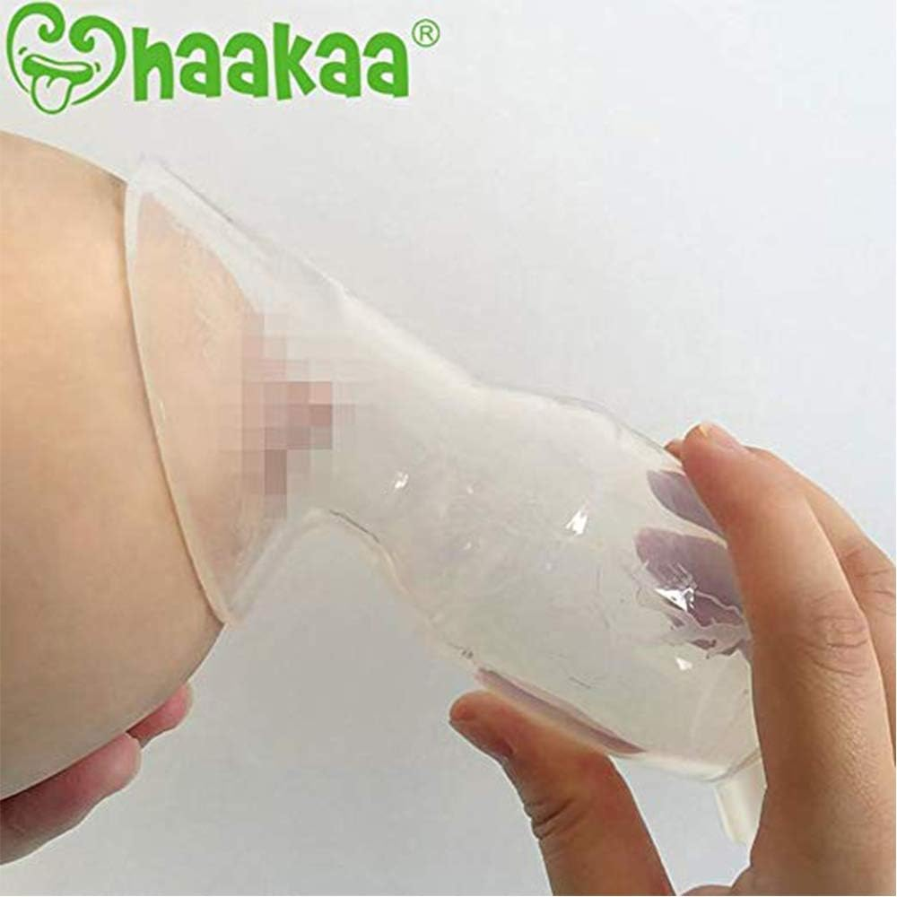 Haakaa Manual Breast Pump with Suction Base Breastmilk Collector Breastfeeding Pump image number 2