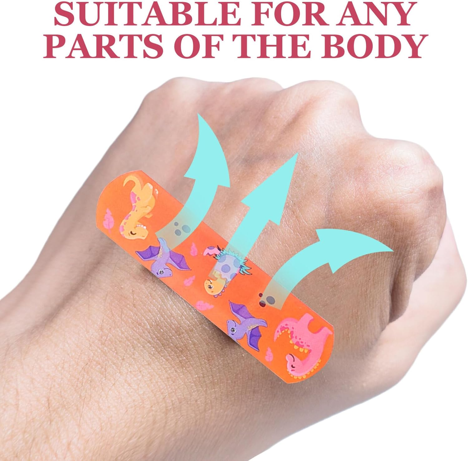 Iplusmile 150Pcs Kids Cartoon Bandages Adhesive Flexible Colorful Strips Cute Bandages Waterproof Breathable Bandages Protect Scrapes and Cuts for Girls Boys Children image number 2