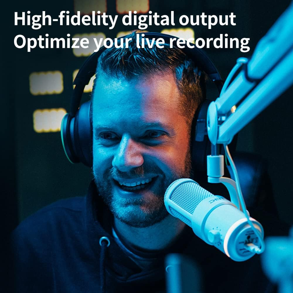 Deity VO-7U Boom Arm Kit USB Broadcast Microphone Dynamic USB Mic with RGB Lighting Effect for Phones Laptop PS5 Xbox Live Stream Conference Broadcast image number 5