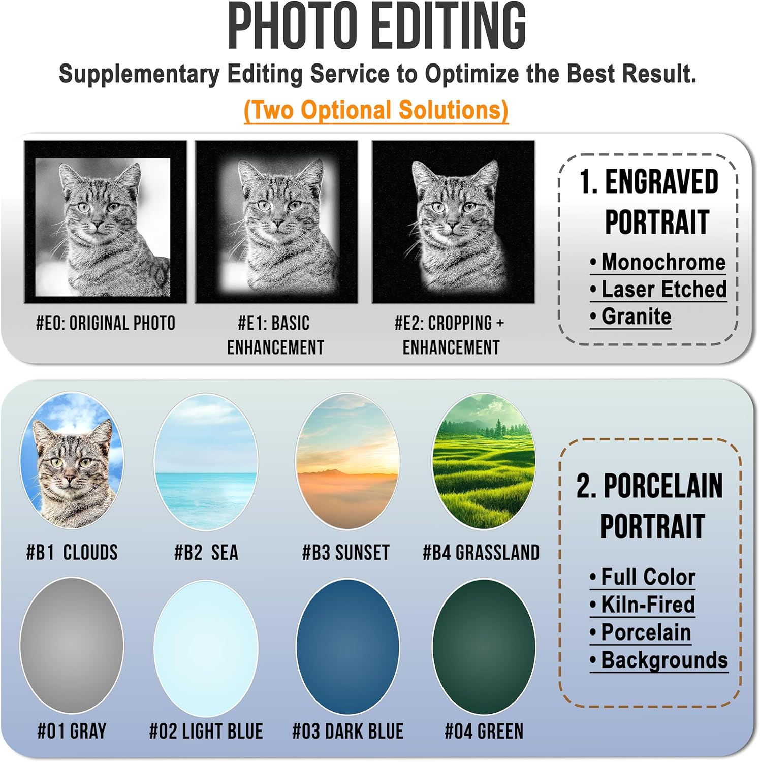 ADFSTONE Pet Memorial Stones Personalized Dog Remembrance Gifts, Customized Cat Picture Grieving Plaque, DIY Gravestone, Custom Sympathy Photo Gift, Animal Grave Markers image number 3