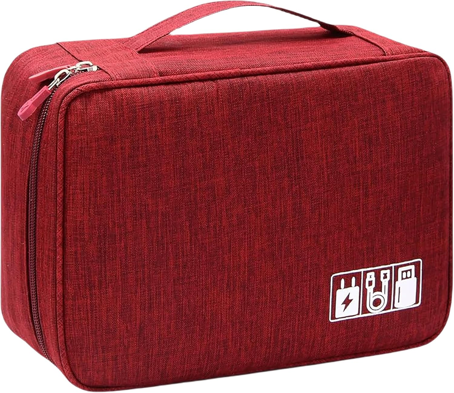 Electronics Organizer Bag, Cord Organizer Travel, Portable Tech Bag,Waterproof Cable Case, Travel Essentials for Cord/Charger/Earphone/Usb/Tablet/Electronic Accessories