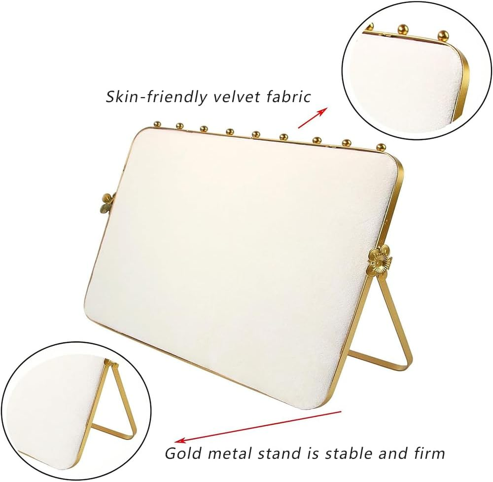 HYAVIA Metal Necklace Display Stand with Velvet &ndash; Large Jewelry Holder Organizer for Home, Shop, Craft Shows, Exhibitions, Vendors, or Selling Necklaces, Foldable & Elegant image number 2