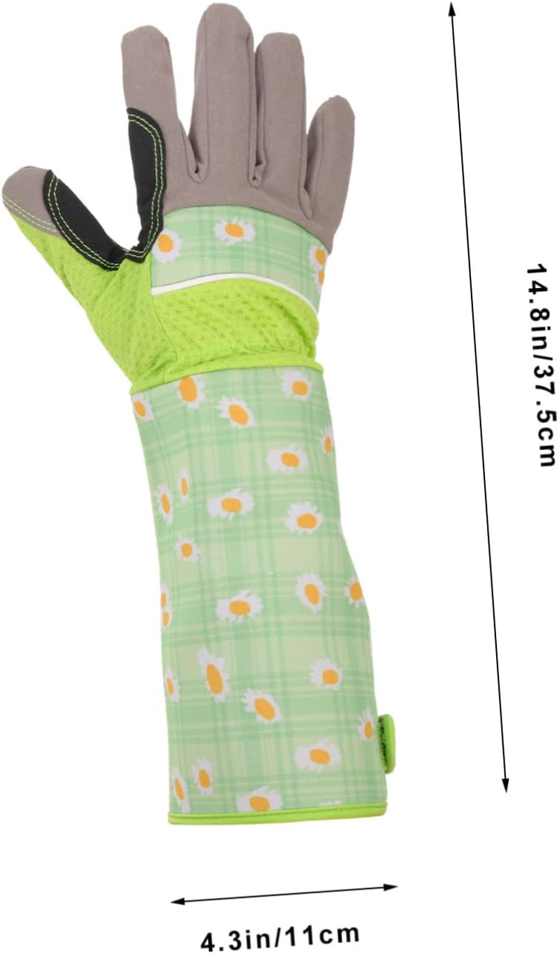 Yardenfun Gloves for Indoor Gardening Wending Gloves Garden Supplies Work Gloves Handling Glove Easy to Clean image number 4