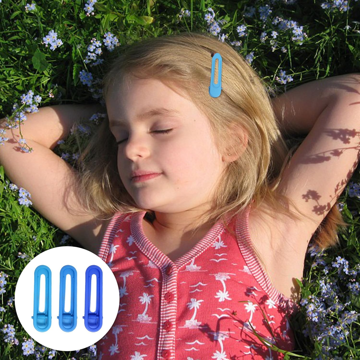 10-Piece Hair Rings and 3-Piece Hair Clips, Elastic Hair Rings, Cute Simple Hair Rings, Hairstyle Fixing Supplies, Hairstyle Accessories image number 3