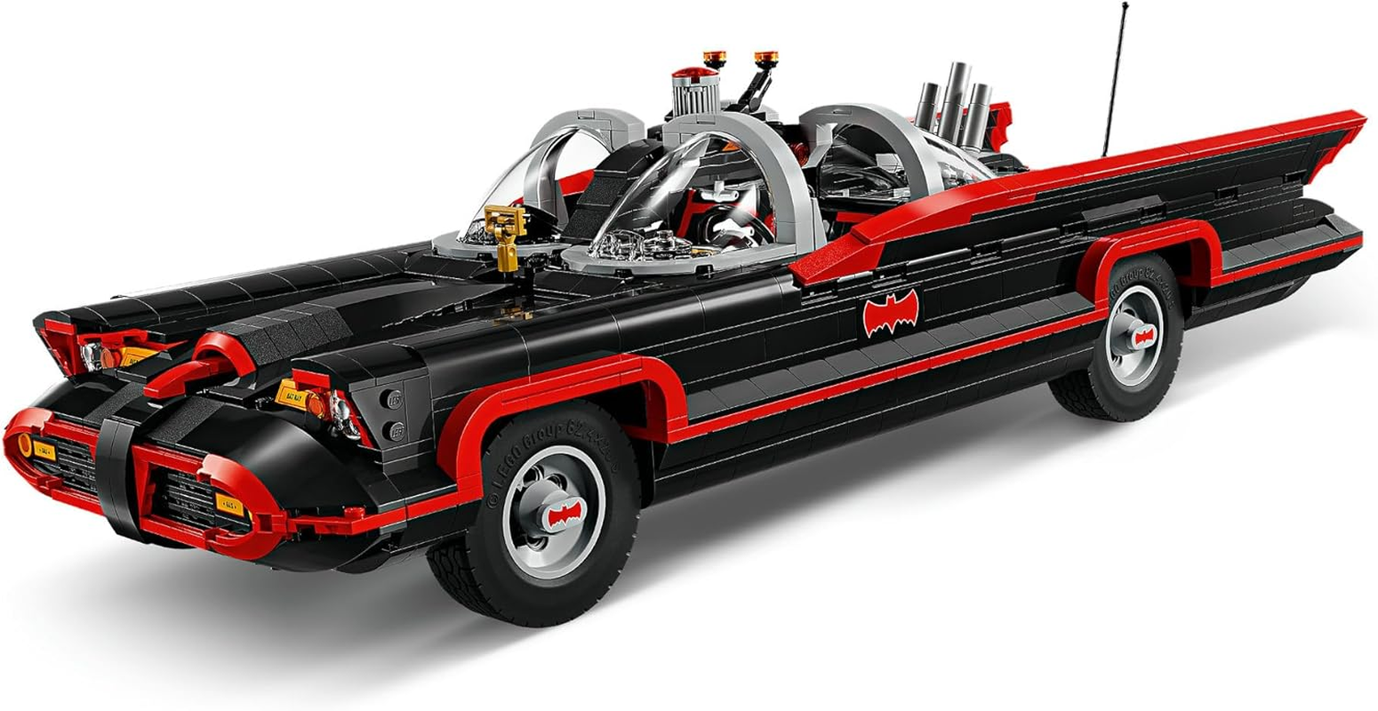 LEGO DC Batman: the Classic TV Series Batmobile Set for Adults, Collectible Model Car Building Kit Inspired by the 1966 Vehicle, Collectible Home or Office Desk Decor for Men & Women 76328 image number 5