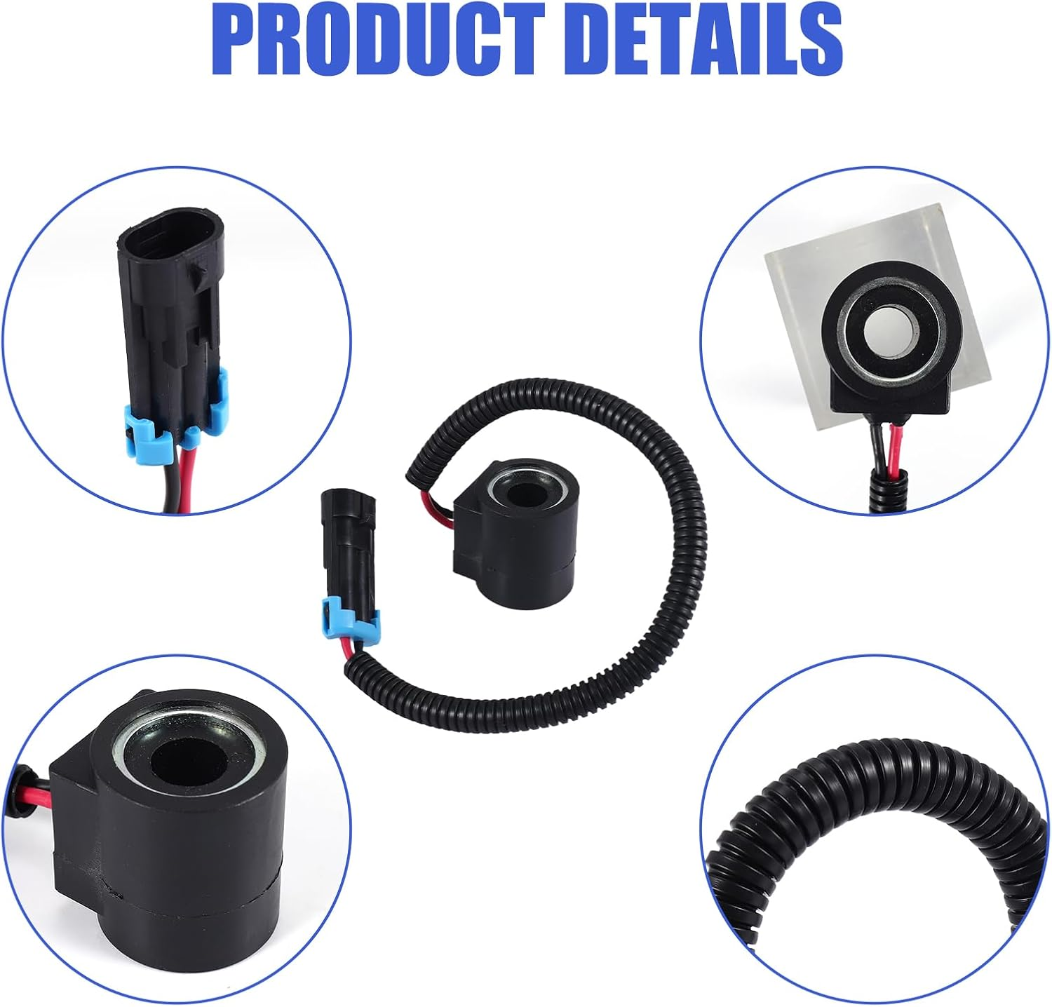 Engine Solenoid Valve 6309311 Coil/Connector for Loaders, 12V DC 6671025 image number 6