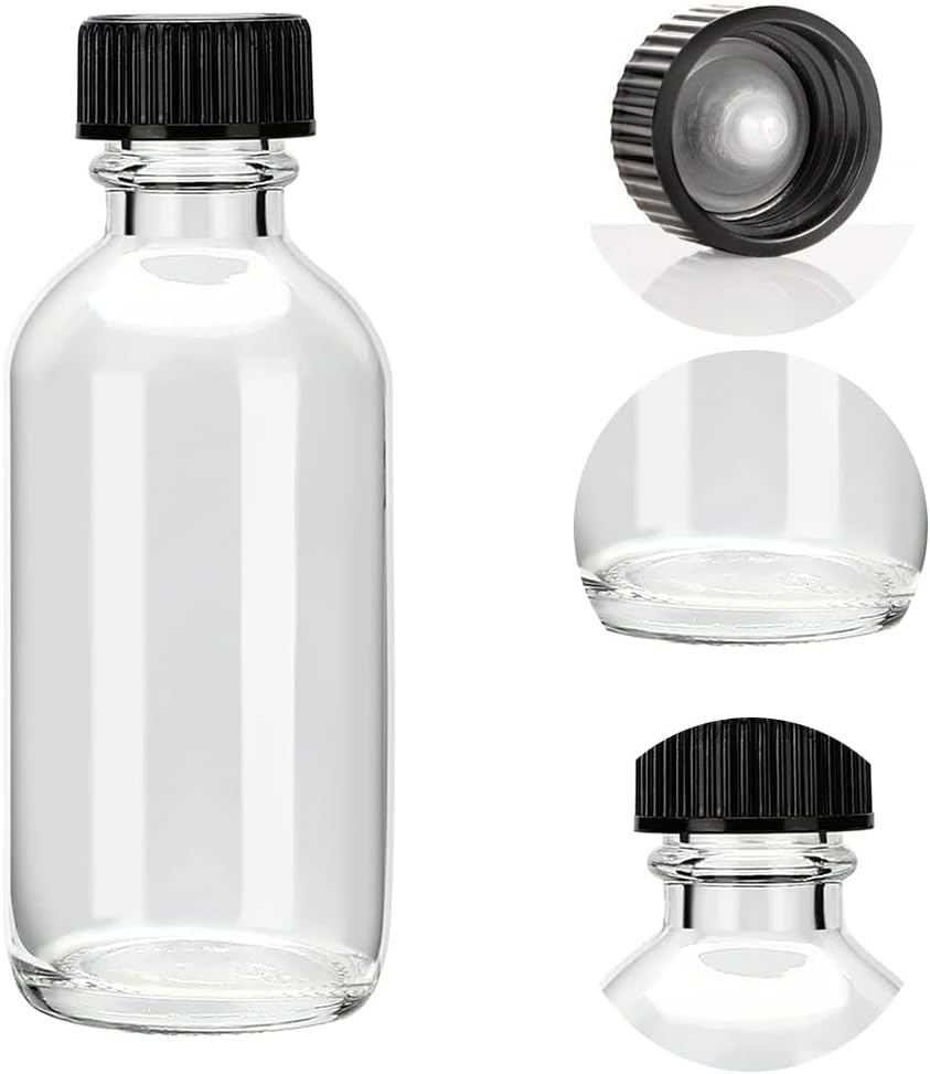 12 Pack Glass Bottles,Glass Bottle with Accessories,Wellness Shot Bottles,Liquid Storage,Mini Travel Jar,For Diy Essential Oils, Perfumes, Whiskey and Juices image number 1