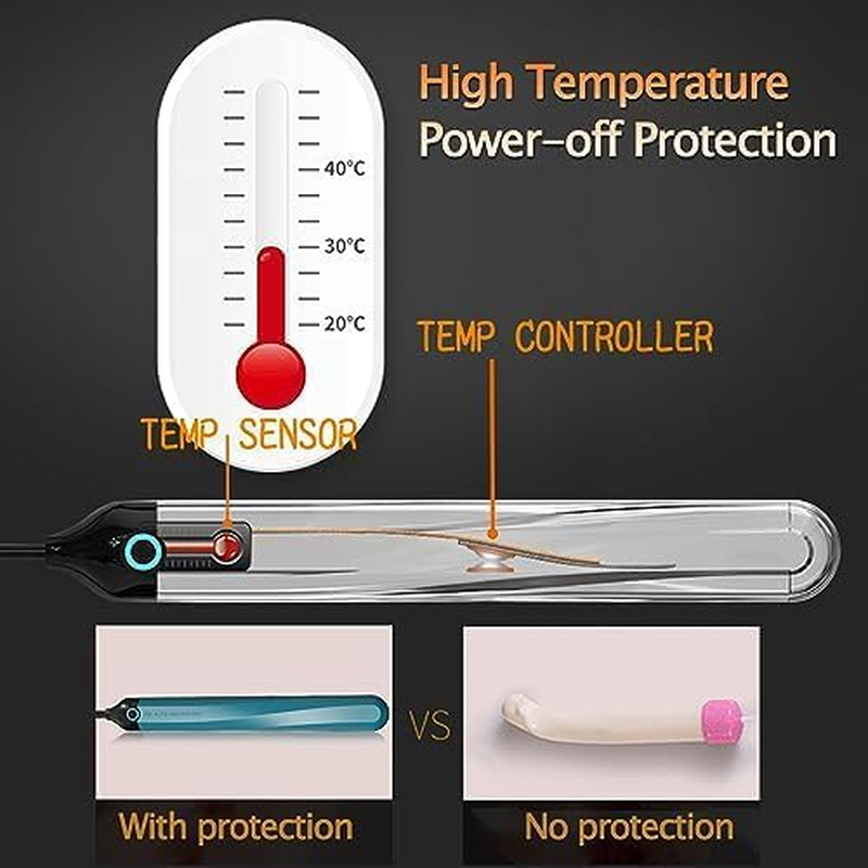 Xinxbabe USB Auto Heating Rod Heating and Diatomite Water-Absorption Stick 【Quick Heating/Auto Temperature Regulation 2-Piece Set, RODO-1012X2