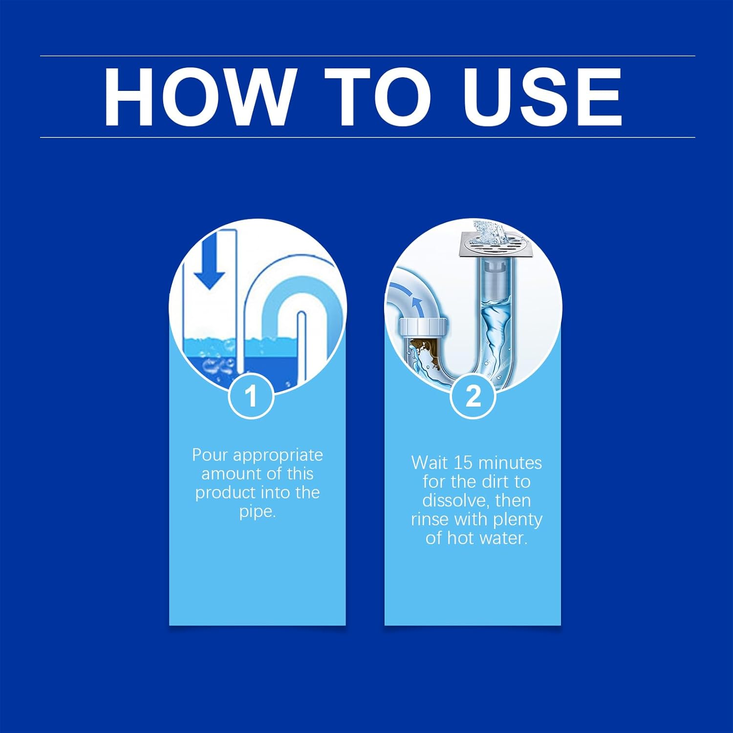 Sink & Drain Cleaner, Powerful Decontamination Formula, 100G/3.53Oz, Drain Storm image number 5