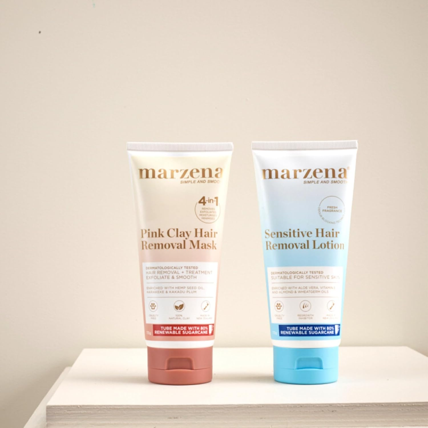 Marzena Pink Clay Hair Remover Mask, 170 G image number 2