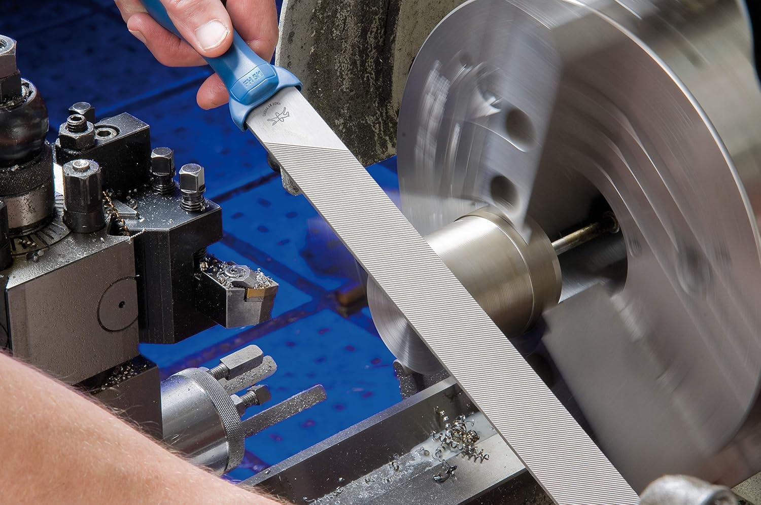 Pferd 11216256 Cut 1 Type Flat File, Silver/Blue, 250 Mm image number 2