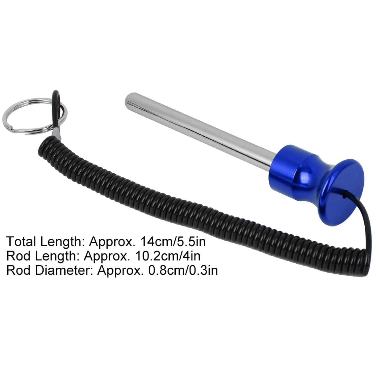 Weight Stack Pin, Weight Pin, Aluminum Alloy for Exercise Training Strength Training Accessories(Blue, 12)