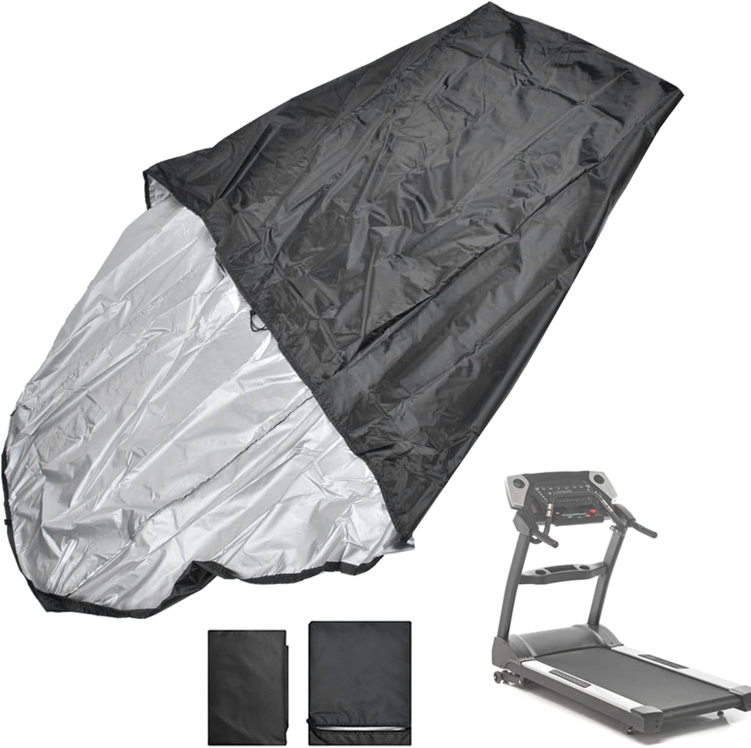 Waterproof Treadmill Cover, 210D Oxford Cloth Protective Cover for Running Jogging Machine, UV Resistant and Dampproof, Outdoor Dust Cover, Suitable for Home Gym image number 2