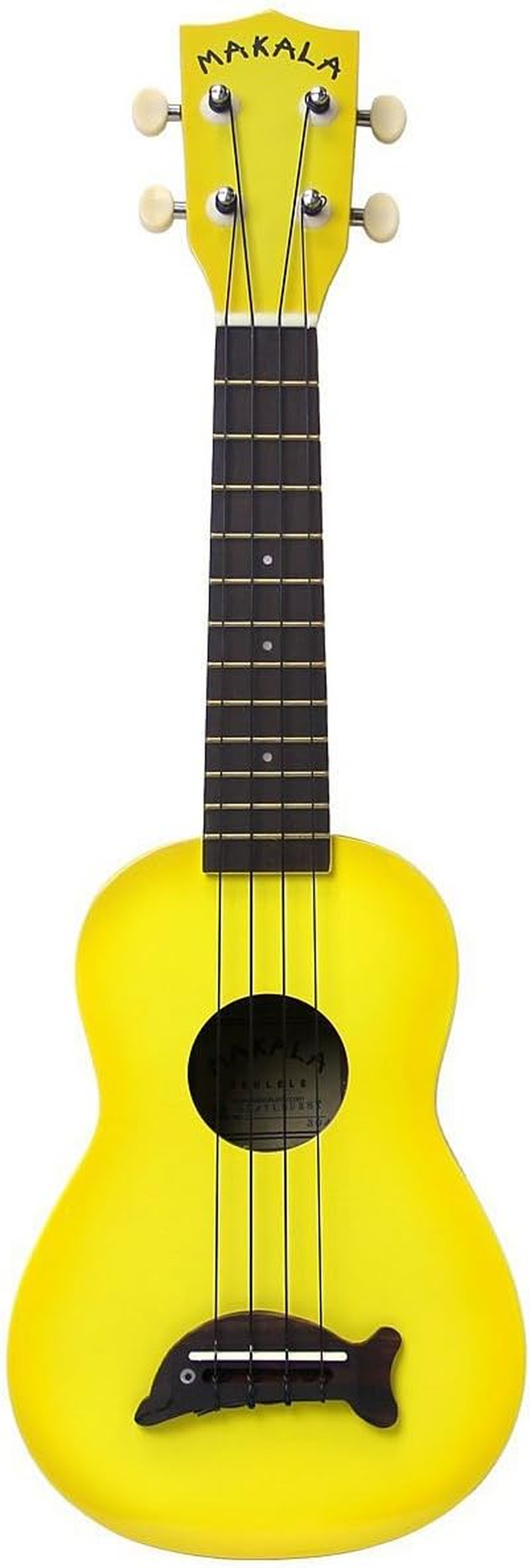 Makala MK-SD/YLB Yellow Burst Dolphin Bridge Soprano Ukulele