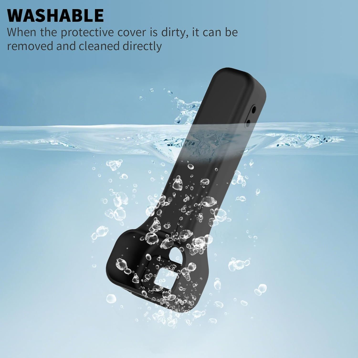 Silicone Case Cover for Loop Lasso Nano String Shooter Toy,Anti Slip Shockproof Protective Case Compatible Loop Lasso Nano String Shooter Toy, Cover for String Shooter Toy with Lanyard (Black) image number 2