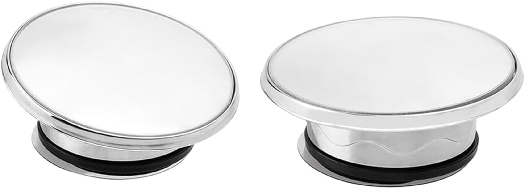 Yakamoz 2Pcs Blind Spot Mirror, 2" round HD Glass Frameless Convex Rear View Mirrors Adjustable 360&deg;Rotate Wide Angle Exterior Accessories for All Universal Vehicles Car image number 2