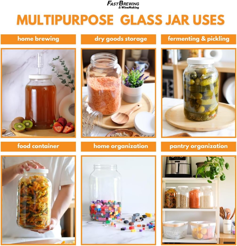 1 Gallon Glass Jar - Kombucha image number 2