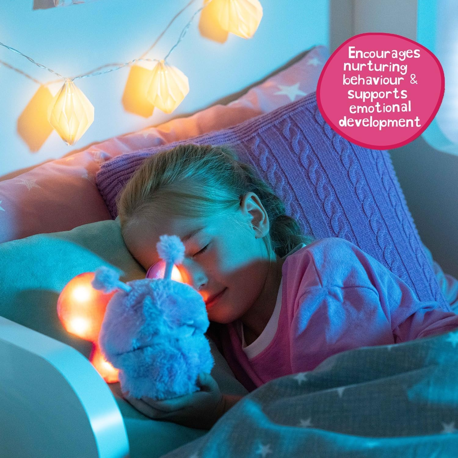 Curlimals Flutter Wonders Bella Bear Interactive Soft Toy image number 3