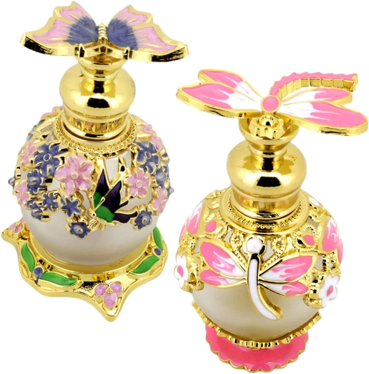 Empty Perfume Bottle Dropper Glass Aromatherapy Bottle for Collecting Traveling