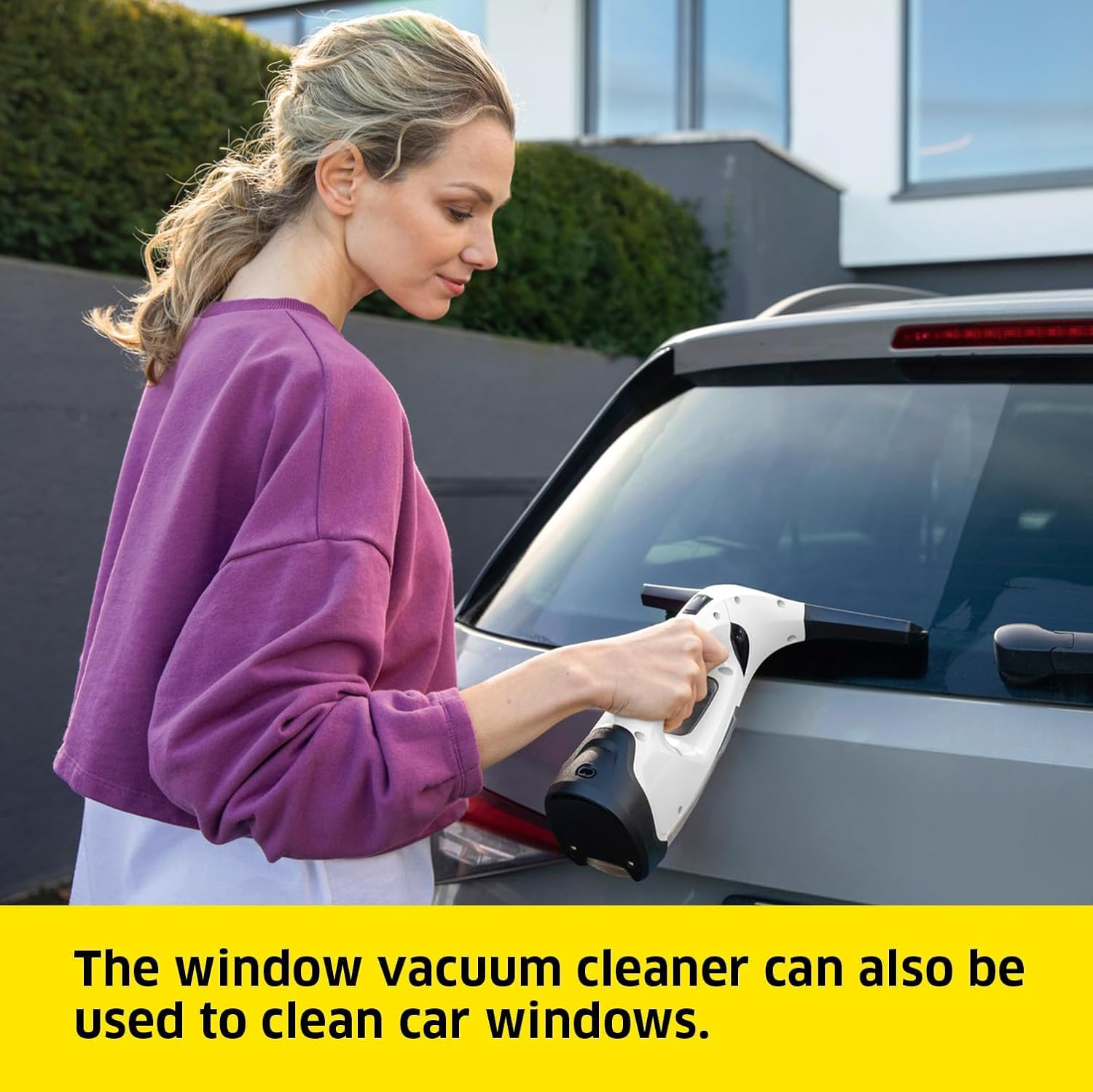 Window Vac WV 2 plus N, Battery Running Time: 35 Min, LED Display for Battery Status, 2 Suction Nozzles, Spray Bottle with Microfibre Cloth, 20 Ml Window Cleaner Concentrate image number 4