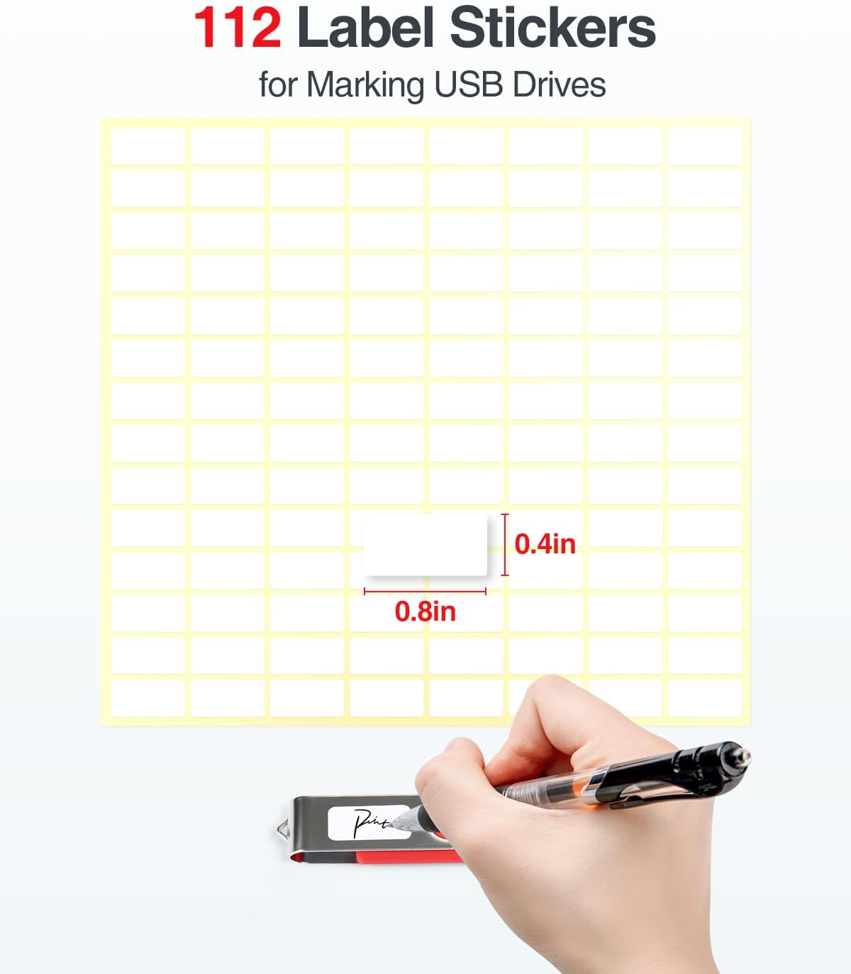 Luxtude USB Flash Drive Case, 49 Slots USB Drive Case, Portable Thumb Drive Case, Hard USB Organizer Case, USB Holder for Samsung,For Sandisk, for USB Memory Stick, Medium(Case Only) image number 5