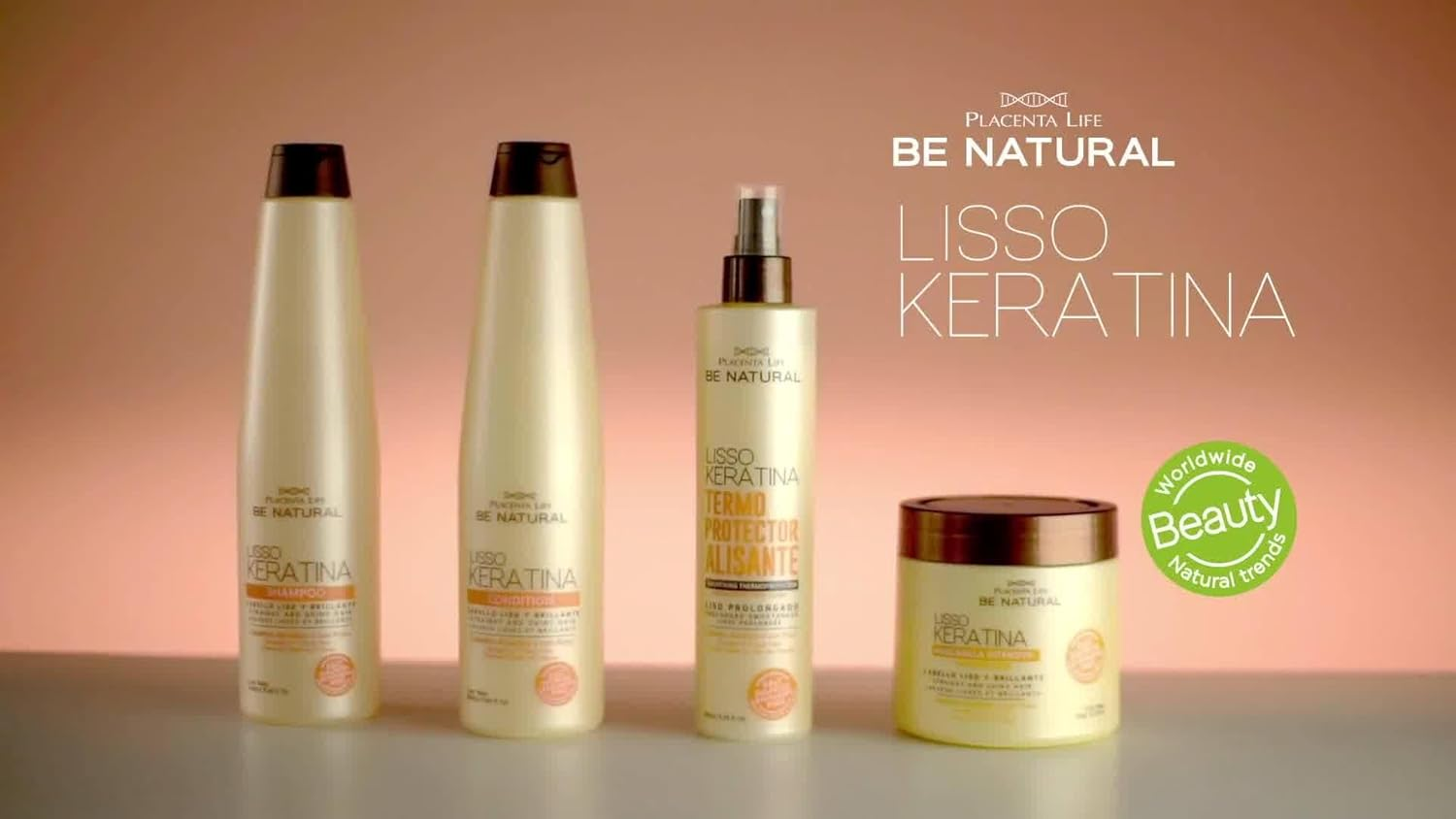 Placenta Life Be Natural Lisso Keratina Mask for Straight and Shiny Hair - 350 Ml/11.83 Fl.Oz. image number 3