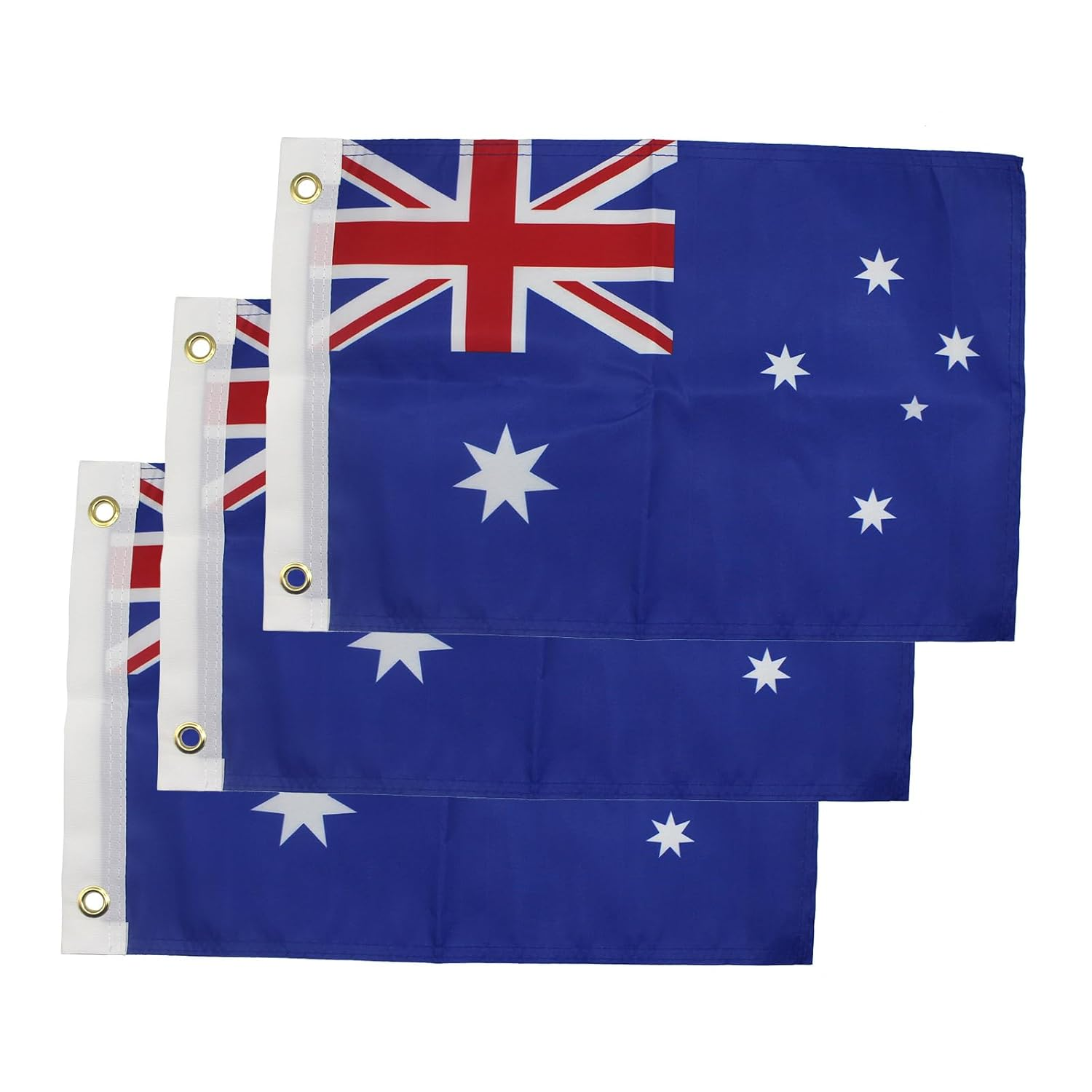 3PCS Boat Flags Boating Sailing National Small Flag Banner for Boat (Australia) image number 4