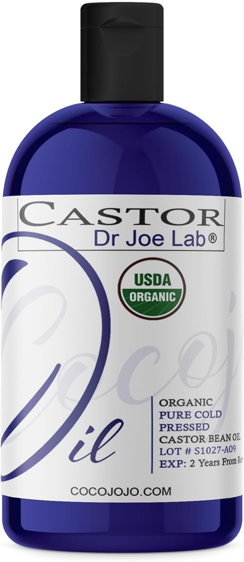 Dr Joe Lab Castor Oil USDA Certified Organic - 16 Oz - 100% Pure Hexane-Free - All Natural Conditioner & Nourishing Extreme Moisturizing Remedy for Skin, Hair, Beards, Eyelashes, Eyebrows image number 6