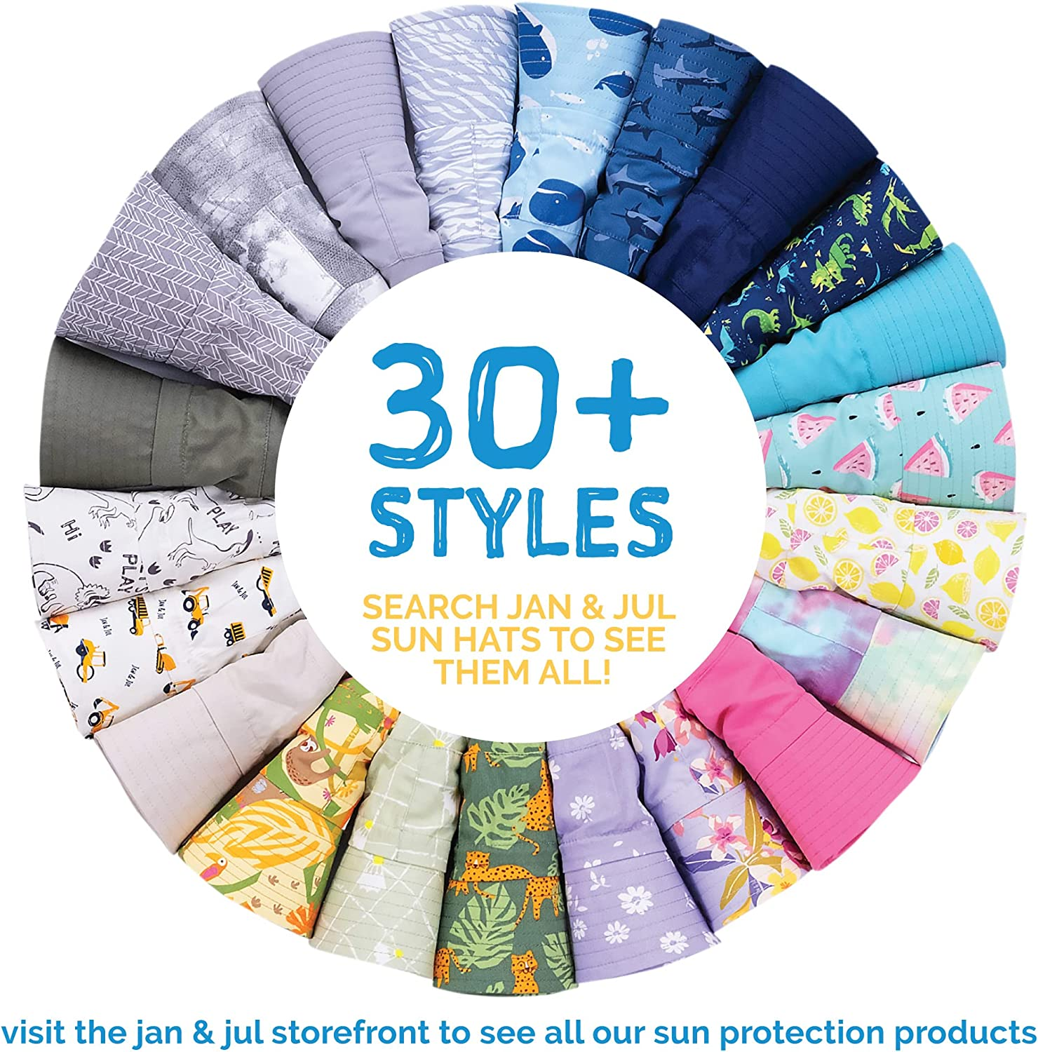 JAN & JUL Summer Adjustable Swim Sun-Hat