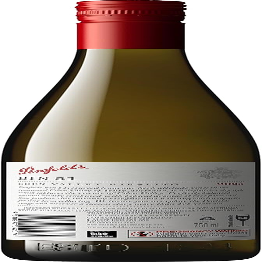 Penfolds 2023 Bin 51 Eden Valley Riesling Wine 750 Ml image number 2
