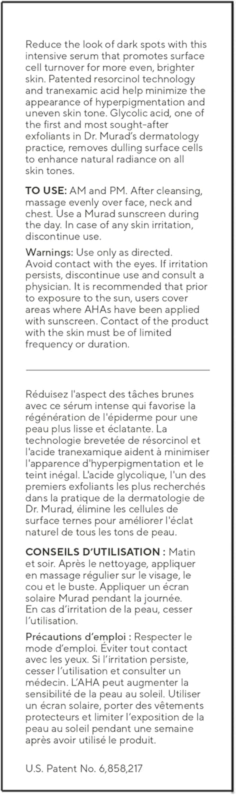 Murad Rapid Dark Spot Correcting Serum 30Ml