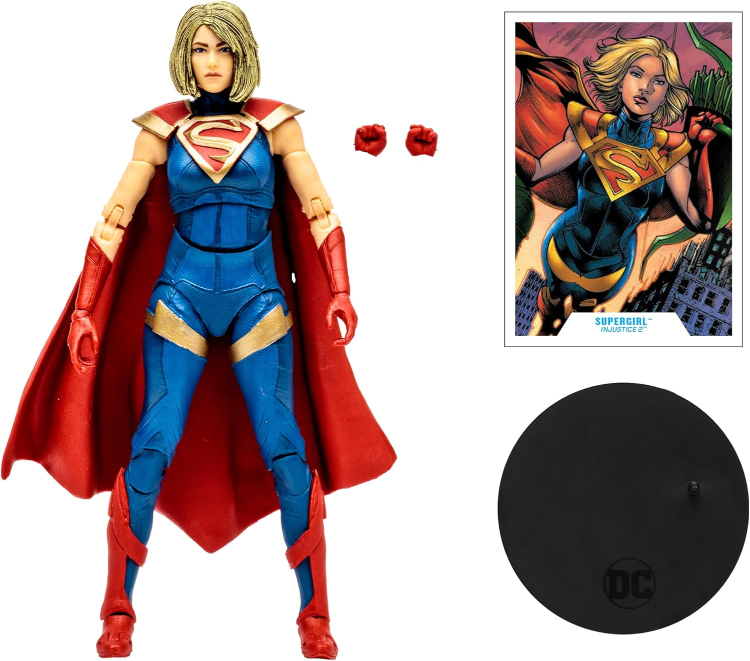 Mcfarlane Toys - DC Multiverse Batman, Supergirl & Dr.Fate (Injustice 2) 3Pk, Gold Label, Amazon Exclusive image number 6
