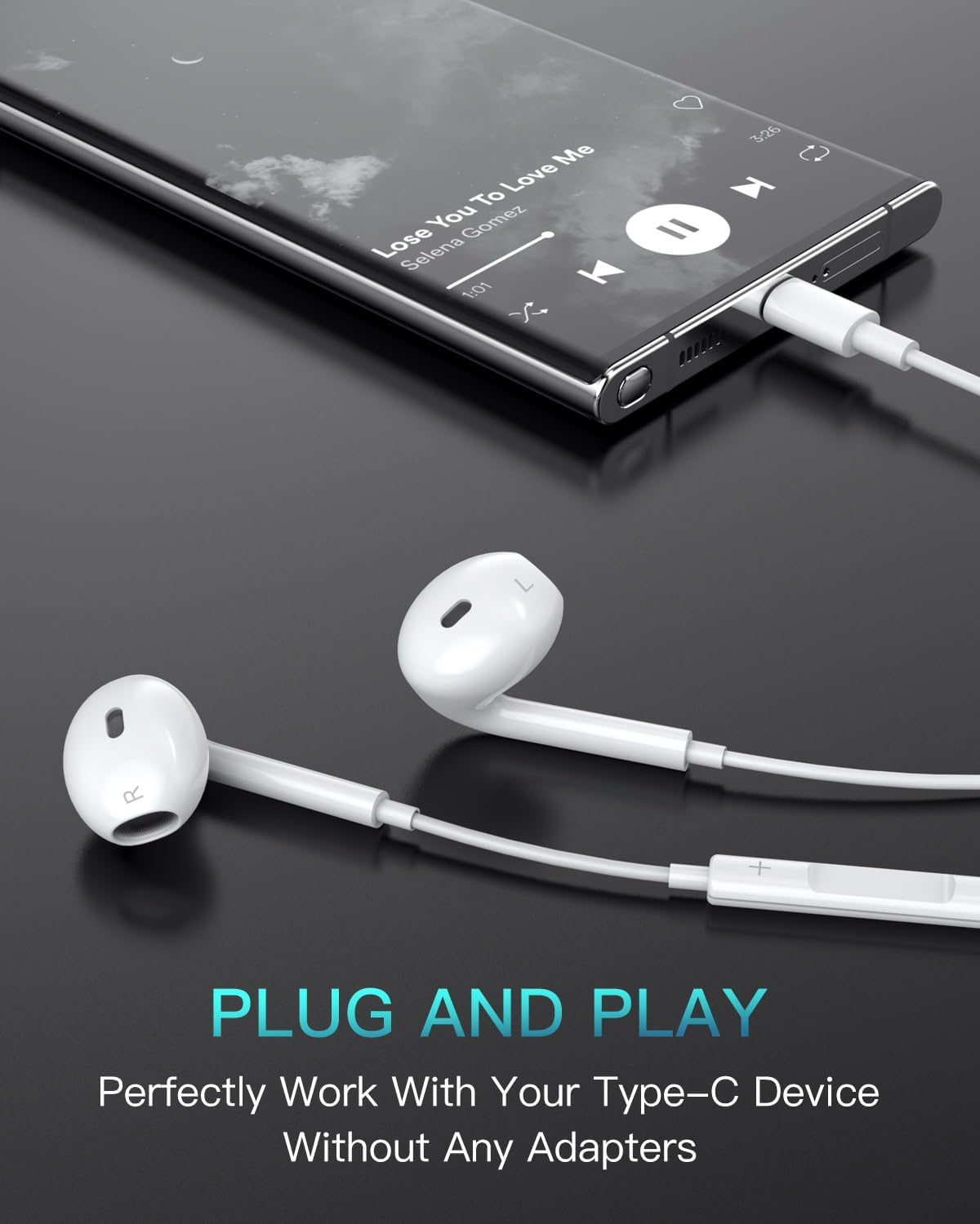 2 Pack USB C Headphones for Iphone 17/16, In-Ear Cable Headphones USBC with Microphone Volume Control Hifi Stereo for Iphone 15 Pro Max/Plus Ipad Pro Air Mini/Samsung S25 S24 S23 S22 Ultra A55/Pixel image number 1