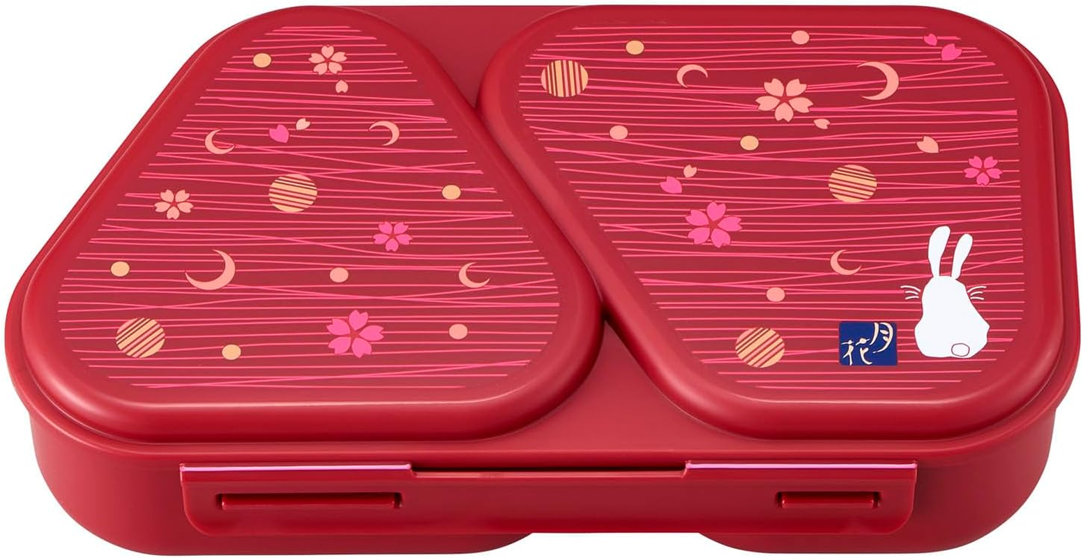 OSK LS-15 Rice Ball Case for Side Dishes, Red, 15.9 Fl Oz (450 Ml), Pressed Mold, Microwave Safe, Antibacterial, Cute, Stylish, Biomass, Eco Lunch, Lunch, Made in Japan image number 2