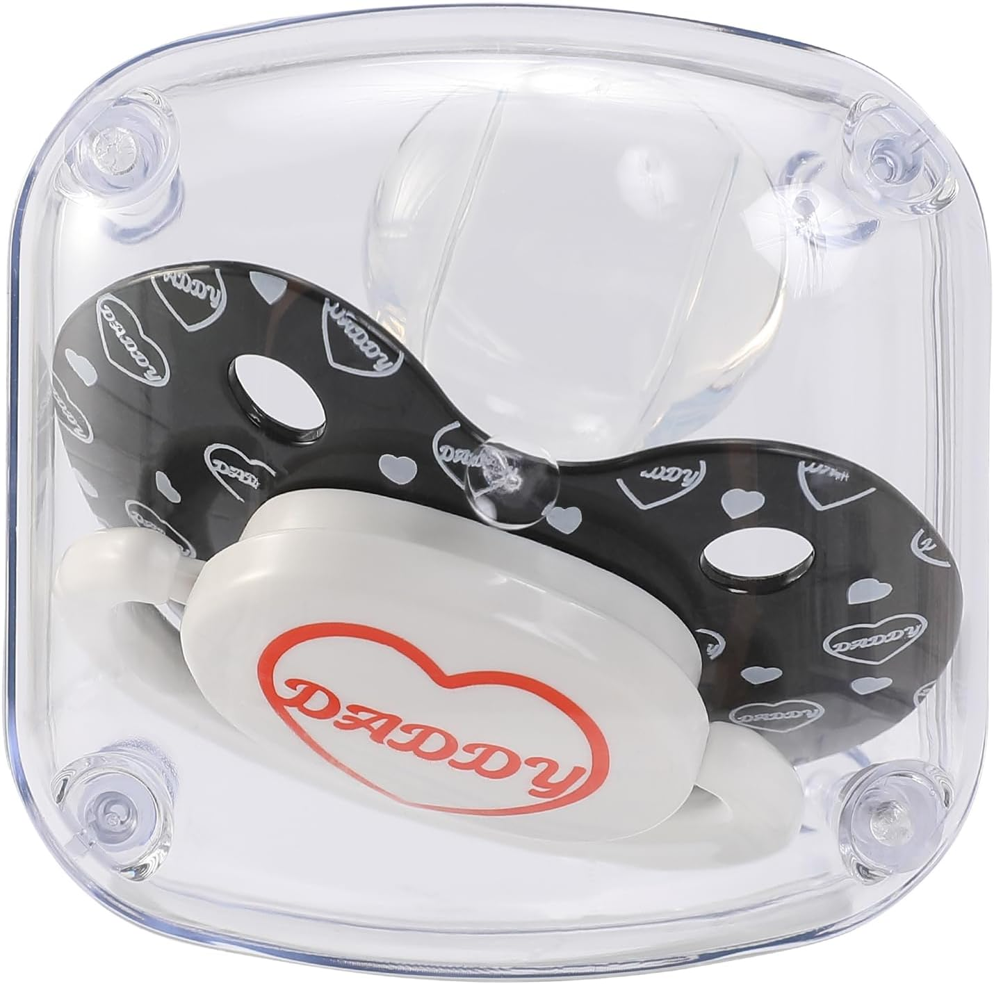 Adult Sized Pacifier Large Shield Pacifiers Butterfly Shaped Cute Printed Pacifier image number 2