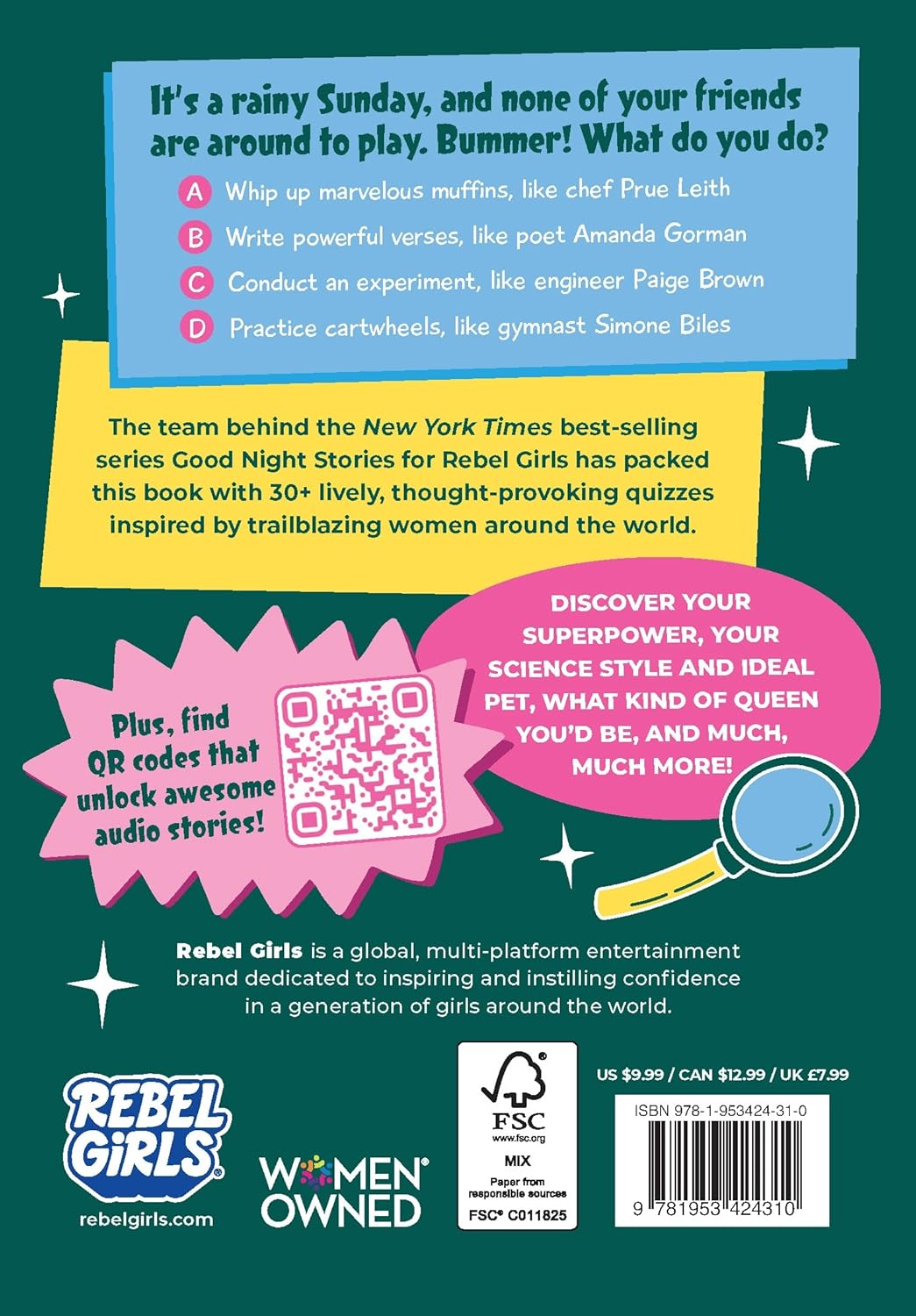 Quizzes for Rebel Girls