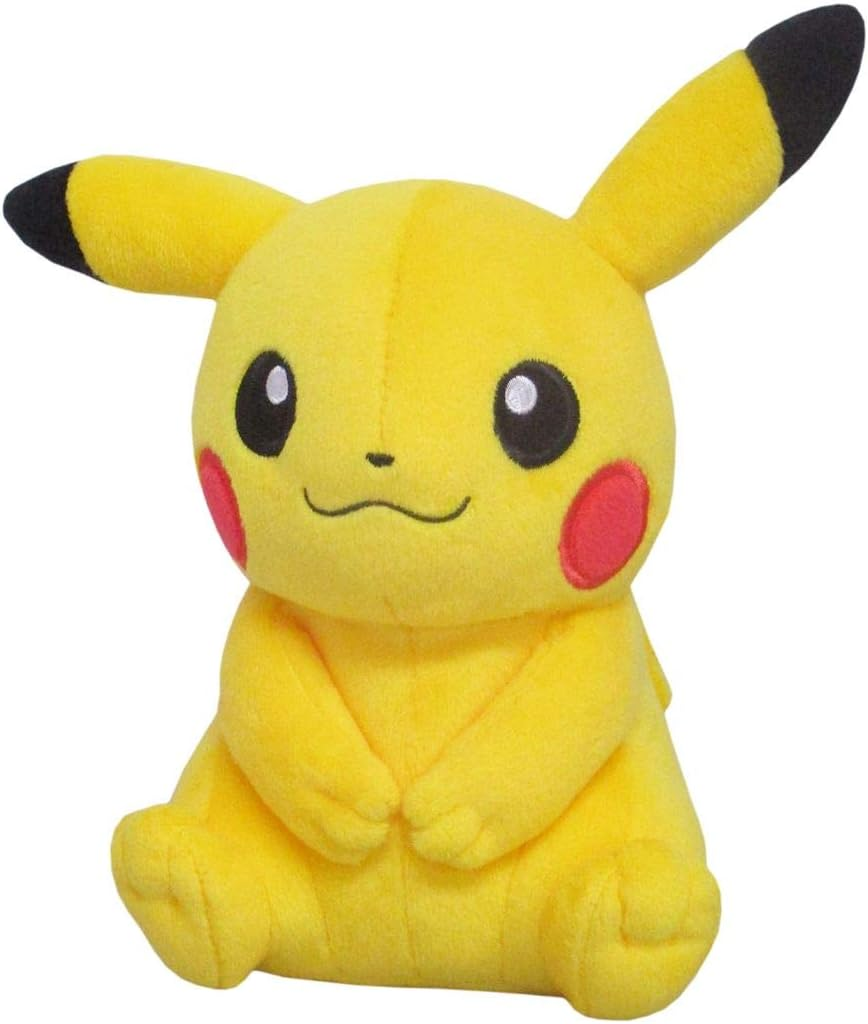 Sanei Boeki Pokemon All Star Collection Pikachu (Female Form) PP165 (S) Plush Toy Peluche (Height 7.48 Inches) image number 2