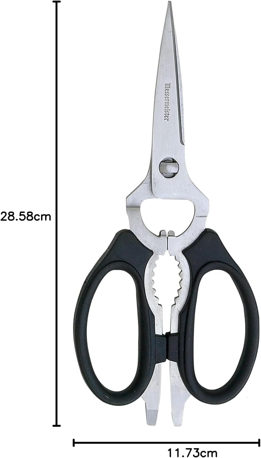Black Take-Apart Kitchen Scissors 8 Inch