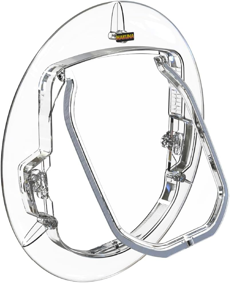 Hakuna Pets Cat & Small Dog Pet Door with 4-Way Locks for Screeens, Glass Doors & Windows up to 0.6" Thick, for Pets up to 20 Lb, Ultra Clear image number 6